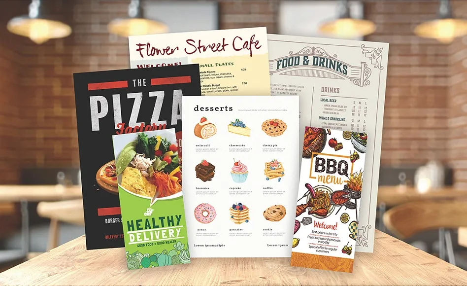 Menu Printing Cardiff